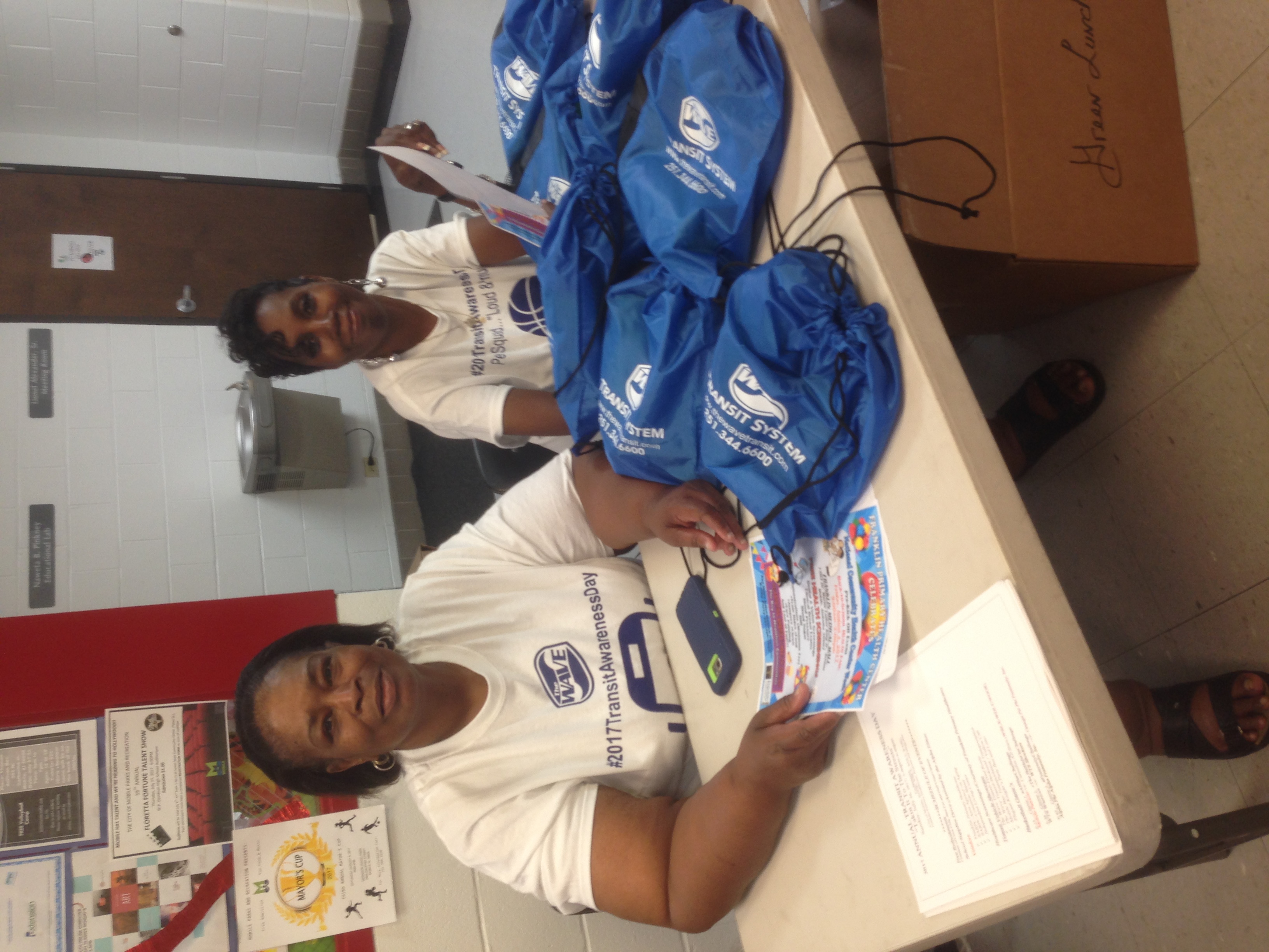 Two more Wave Transit representatives at the event.